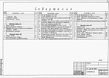 Состав альбома. Типовой проект 409-28-50.88Альбом 1 Технологические решения. Архитектурно-строительные решения. Электрооборудование