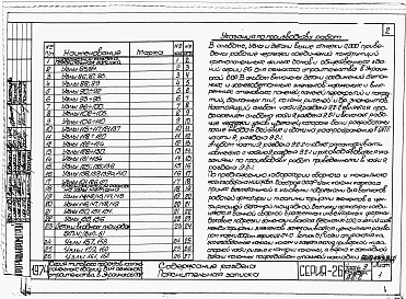 Состав альбома. Типовой проект 221-1-407.83Раздел 9.2-2   Монтажные узлы выше 0.000