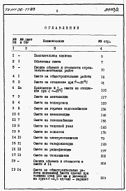 Состав альбома. Типовой проект 111-26-77.83Альбом 2 Раздел 8-1.85 Сметы 