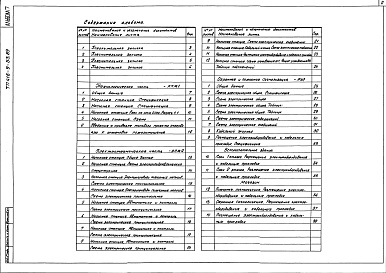 Состав альбома. Типовой проект 416-9-53.89Альбом 7 Автоматическое пожаротушение. Охранно-пожарная сигнализация