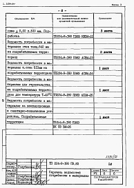 Состав альбома. Типовой проект 224-9-180пв.83Альбом 7 Ведомость потребности в материалах.     