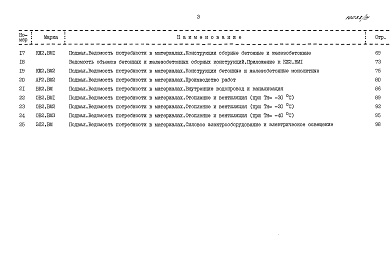 Состав альбома. Типовой проект 701-3-30.88Альбом 10 Ведомости потребности в материалах