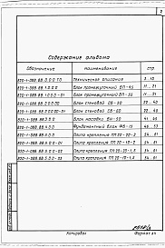 Состав альбома. Типовой проект 820-1-088.88Альбом 3  Конструкции железобетонные сборные     