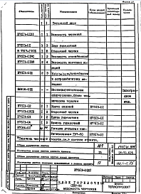 Состав альбома. Проект Н7313 БлокАльбом 1 Рабочие чертежи