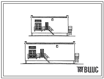 Типовой проект 407-3-264м Трансформаторная подстанция с кабельными вводами 6-10 и 0,4 кв для объектов железнодорожного транспорта трассы БАМ (тип В-42-630 БАМ)