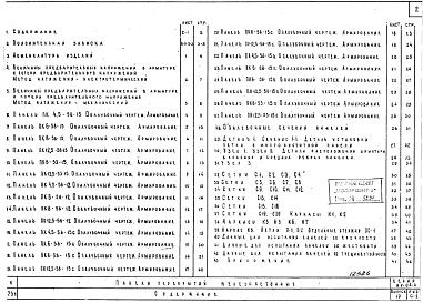 Состав альбома. Серия ИИ-04-4 СборныеВыпуск 19 Предварительно напряженные многопустотные и ребристые панели длиной 526 и 576 см, армированные стержнями из стали класса АтV. Метод натяжения - механический и электротермический. Рабочие чертежи