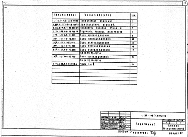 Состав альбома. Серия 1.134.1-15 БлокиВыпуск 3-1 Блоки вентиляционные. Рабочие чертежи 