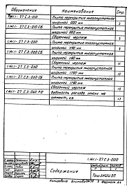 Состав альбома. Серия 1.141.1-27с ПлитыВыпуск 3 Предварительно напряженные плиты с круглыми пустотами длиной 7180 мм, шириной 990, 1190 и 1790 мм для строительства в районах с сейсмичностью 9 баллов. Метод натяжения - электротермический. Рабочие чертежи