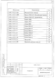 Состав альбома. Серия 1.041.1-5 МногопустотныеВыпуск 2.3-1 Плиты длиной 2650 и шириной 1490 мм, связевые, с арматурой из стали классов A-III и Вр-1, из тяжелого бетона. Рабочие чертежи 