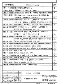 Состав альбома. Серия 1.038.1-1 ПеремычкиВыпуск 2 Перемычки плитные для жилых и общественных зданий. Рабочие чертежи