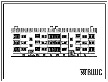Типовой проект 113-23-76.13.86 Трехэтажный двухсекционный жилой дом на 18 квартир (для строительства в Эстонской ССР)