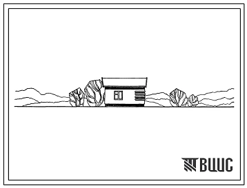 Типовой проект 184-52-121с 1-этажный 1-квартирный 3-комнатный жилой дом.