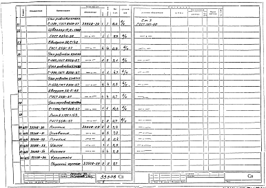 Состав альбома. Проект П33505 ПечьЧасть 33508 Механизмы конвейерной печи для сушки и прокаливания металлических электродов диаметром 3 мм. на газовом топливе. Рабочая конструкторская документация.