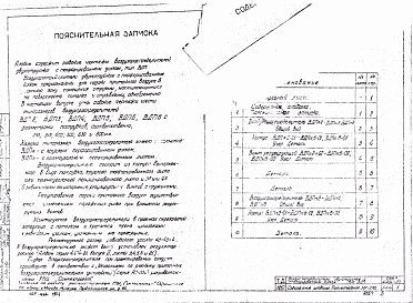 Состав альбома. Серия 4.904-23 ВоздухораспределительВыпуск 1 Рабочие чертежи