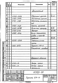 Состав альбома. Проект Н7101 ГорелкаАльбом 1 Рабочие чертежи