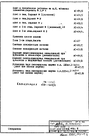 Состав альбома. Типовой проект П55-2/12Часть 1 Раздел 1.0Ц.1 Альбом 2 Архитектурно-строительные чертежи. Монтажные чертежи подземной части здания.