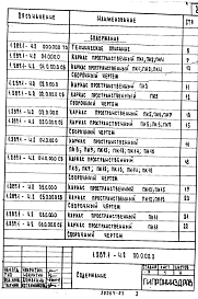 Состав альбома. Серия 1.289.1-4 ШахтыВыпуск 2 Сборные железобетонные блоки лифтов. Арматурные и закладные изделия. Рабочие чертежи