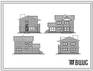 Типовой проект 144-16-159.92 Двухэтажный одноквартирный 5-комнатный дом для индивидуальных застройщиков со стенами из легкобетонных камней