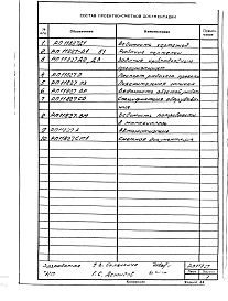 Состав альбома. Проект 11827 СушилоАльбом 1 Сушило кипящего слоя производительностью 1,5т/ч на газе для песка. Рабочие чертежи.