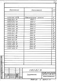 Состав альбома. Серия 1.431.9-25 ПерегородкиВыпуск 2 Монтажные узлы. Рабочие чертежи