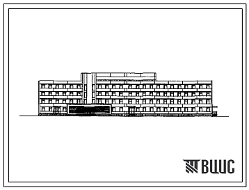 Типовой проект 252-3-51с.86 Наркологический корпус на 120 коек для промышленных предприятий. Сейсмичность 8, 9 баллов. Здание четырехэтажное. Каркас по серии ИИС-04. Стены из Керамзитобетонных панелей.