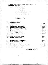 Состав альбома. Типовой проект II-49-04/ЮЧасть 1 Раздел 1/0 Архитектурно-строительные чертежи подземной части здания