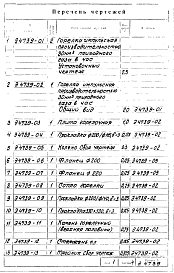 Состав альбома. Проект 34739 ГорелкаАльбом 1 Рабочие чертежи