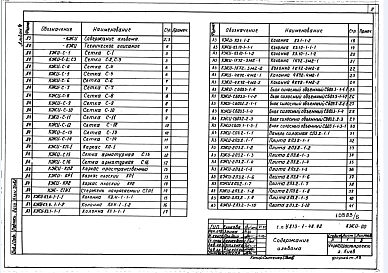 Состав альбома. Типовой проект У.813-1-48.92Альбом 4 Строительные изделия.