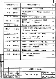 Состав альбома. Серия 1.115.1-1 БалкиВыпуск 1 Балки фундаментные железобетонные для жилых зданий. Рабочие чертежи.