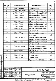 Состав альбома. Серия 2.870-1 УзлыВыпуск 2-1 Узлы крепления стенок из асбестоцементных изделий. Рабочие чертежи стальных, деревянных и железобетонных изделий