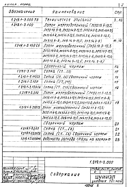 Состав альбома. Серия 1.219.1-3 ЛоткиВыпуск 1 Рабочие чертежи