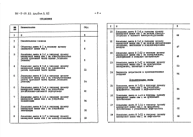 Альбом 3.85 Смета и ведомости потребности в материалах