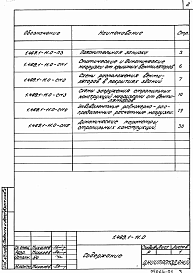 Состав альбома. Серия 1.469.1-11 ЖелезобетонныеВыпуск 0 Материалы для проектирования