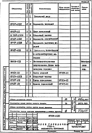 Состав альбома. Проект Н7317 БлокАльбом 1 Рабочие чертежи