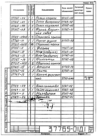 Состав альбома. Проект 37765 ФорсункаАльбом 1 Рабочие чертежи