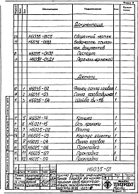 Состав альбома. Проект Н6035 ГорелкаАльбом 1 Рабочие чертежи