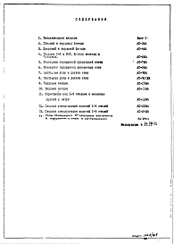 Состав альбома. Типовой проект 1-515-3/Ю37Часть 1 Раздел 1 Дополнение 5 Архитектурно-строительные чертежи надземной части здания