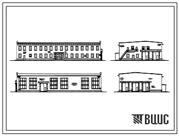 Типовой проект 503-170 Гараж с профилакторием на 100 автомобилей