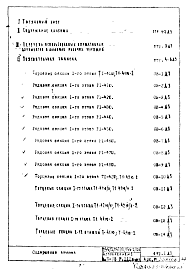 Состав альбома. Типовой проект П46/12Часть 2-ОВ Раздел 1.1.1 Выпуск 2 Дополнение 3 Отопление и вентиляция. Чертежи надземной части здания