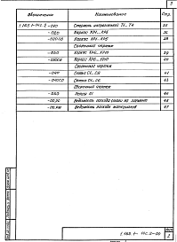 Состав альбома. Серия  1.165.1-14c Выпуск 2 Панели покрытий длиной 4660, 5860 и 6160 мм, шириной 1190 и 1490 мм, армированные стержнями из стали класса А-IV. Метод натяжения электротермический. Рабочие чертежи