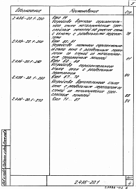 Состав альбома. Серия 2.436-20 УзлыВыпуск 1 Узлы. Рабочие чертежи