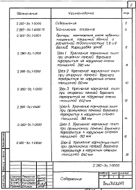 Состав альбома. Серия 2.260-3с УзлыВыпуск 1 Бесчердачные крыши в кирпичных зданиях. Рабочие чертежи