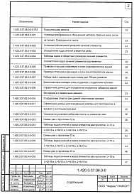 Состав альбома. Серия 1.420.3-37.06 КаркасыВыпуск 0-0 Материалы для проектирования