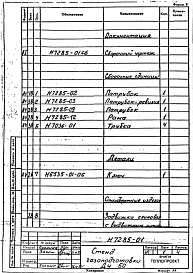 Состав альбома. Проект Н7285 СтендАльбом 1 Рабочие чертежи