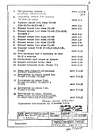 Состав альбома. Типовой проект П47/12Часть 5-СС Раздел 1.1.1 Связь и сигнализация неизменяемая при привязке часть проекта