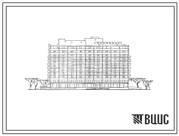 Типовой проект 282-5-48с Гостиница на 378 мест для приема иностранных туристов (в конструкциях серии ИИС-04). Для строительства в IVБ и IVВ климатических подрайонах сейсмичностью 7 и 8 баллов.