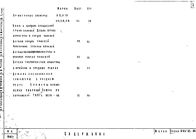 Состав альбома. Серия ИИ-03-02 ЖелезобетонныеАльбом 7 Предварительно напряженные панели перекрытий длиной 586 см с круглыми пустотами, армированные высокопрочной проволокой ¢5 ВрII с линейно-групповым расположением арматуры (метод натяжения - электротермический)