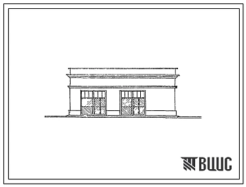 Типовой проект 503-52 Гараж на 2 автомашины.