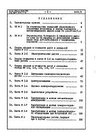 Состав альбома. Типовой проект 114-87-66/1.2Альбом 2-2.85 Часть 08 Сметы и ведомости потребности в материалах