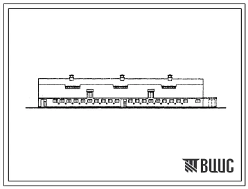 Типовой проект 256-Вп-65 Коровник на 194 места.